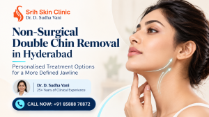 Non-surgical double chin removal in Hyderabad at Srih Skin Clinic