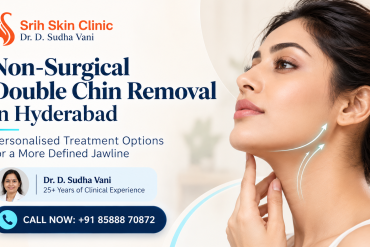 Non-surgical double chin removal in Hyderabad at Srih Skin Clinic